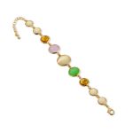 Mesmera 14K Altın Kaplama French Bileklik Gold resmi