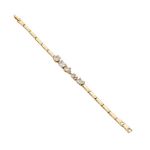 Mesmera 14K Altın Kaplama Taşlı Bileklik resmi