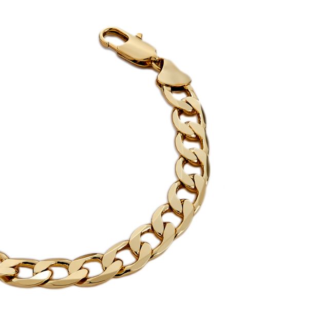 Mesmera Altın Kaplama Klasik Zincir Bileklik 19 cm resmi