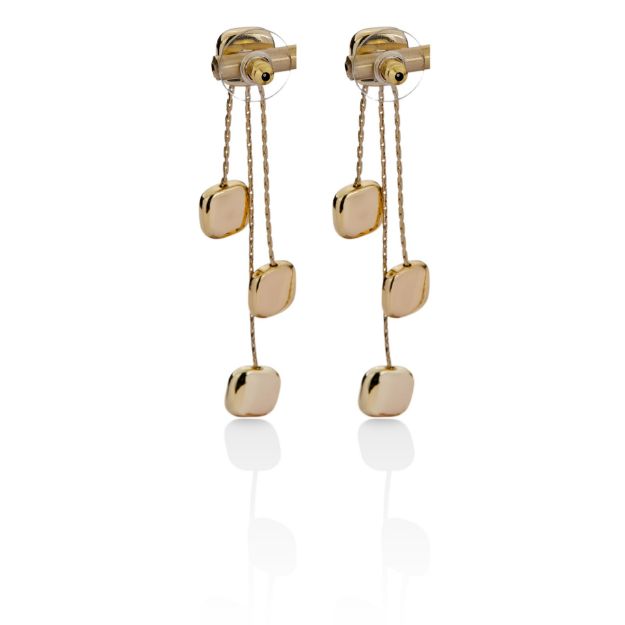 Mesmera 14K Kaplama 3 Lü Sallantılı Küpe resmi