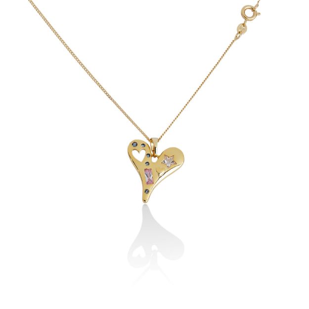 Mesmera Kalpli Şekilli Kolye resmi