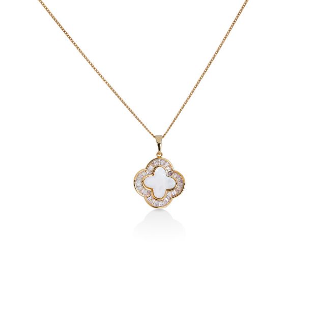Mesmera Altın Kaplama Sedefli Kolye resmi