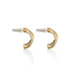 Mesmera 14k Altın Kaplama Küpe resmi