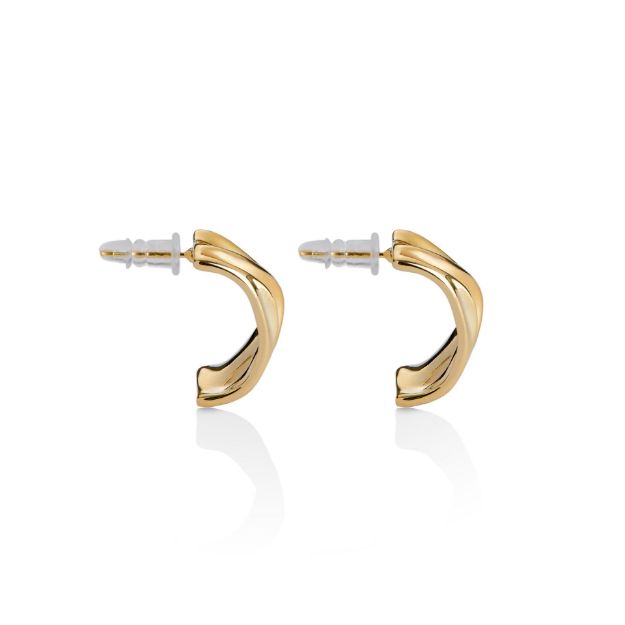 Mesmera 14k Altın Kaplama Küpe resmi