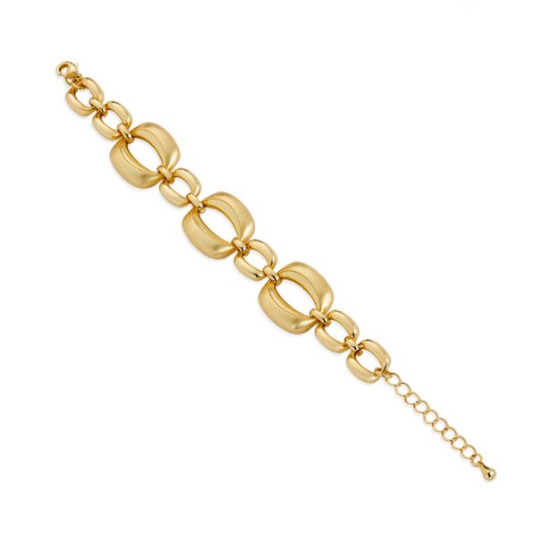 Mesmera 14K Altın Kaplama Halka Bileklik resmi