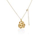 Mesmera 14K Altın kaplama Kolye Set resmi