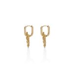 Mesmera Taşlı Güneş Küpe resmi